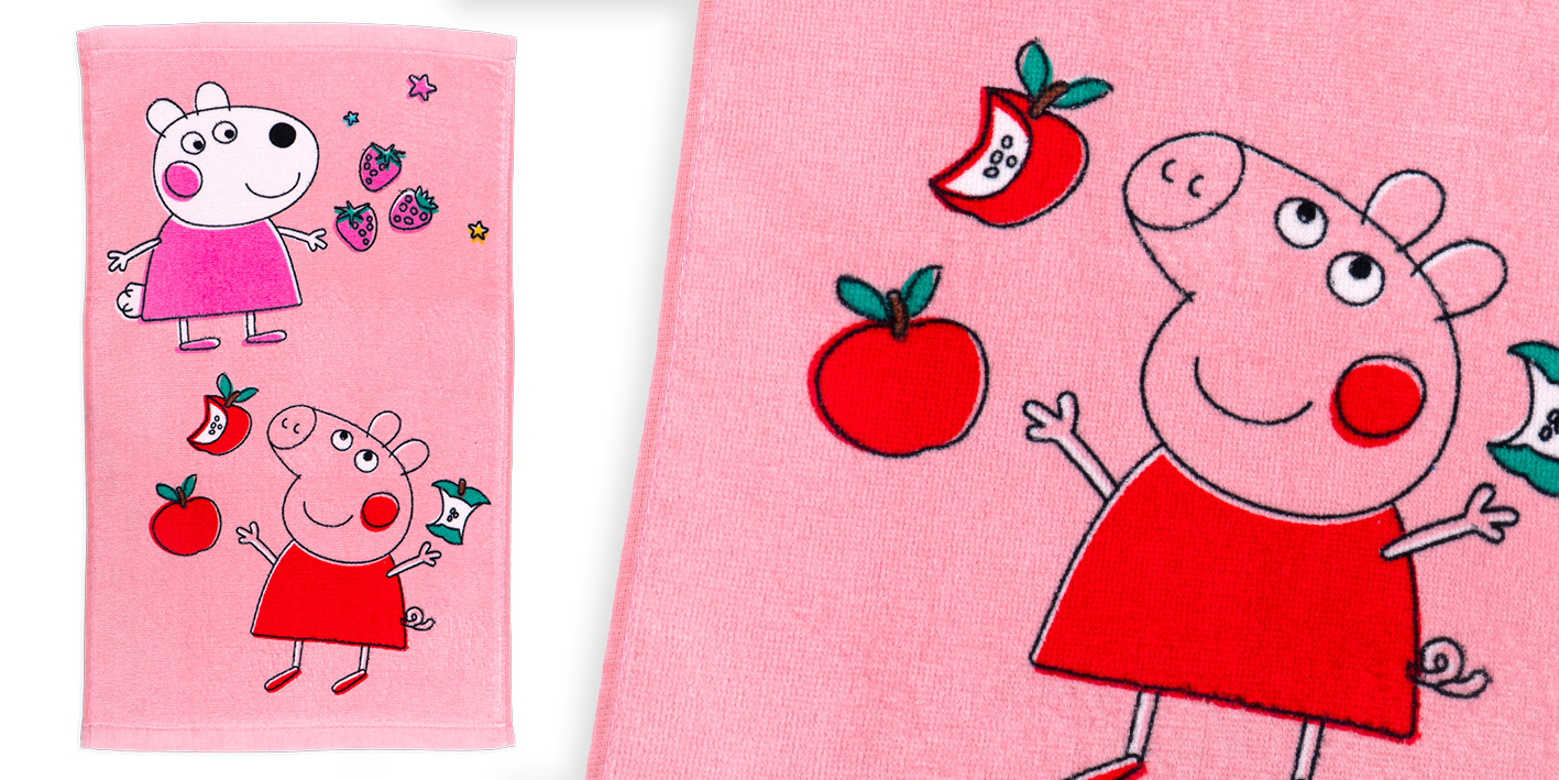 Ręcznik 30x50 cm peppa apples